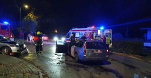 Wypadek z udziałem pijanego kierowcy na ul. Narutowicza - 3.11.2012