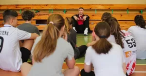 Mistrz siatkówki w czechowickich szkołach. Poprowadził zajęcia