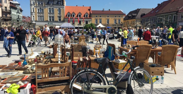 Jarmark, giełda, rynek, rower