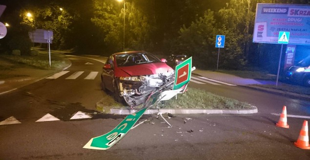 Pijany kierowca Czechowice-Dziedzice - 30.07.2017