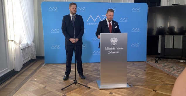 konferencja ministra zdrowia