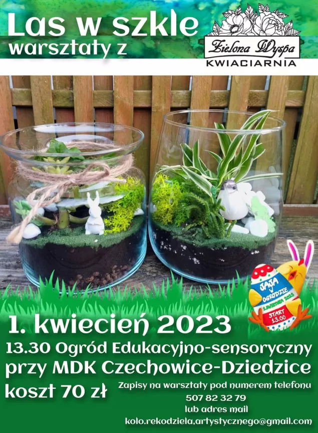 las w szkle