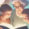Wspólne czytanie babć i wnuków oraz warsztaty w Miejskiej Bibliotece Publicznej