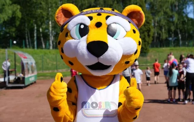 [FOTO] MOSiR Czechowice-Dziedzice zyskał maskotkę. To gepard Czechoś