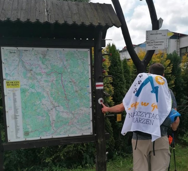 Michał Janik rozpoczął 10 czerwca Główny Szlak Beskidzki