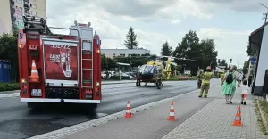 {Interwencja służb ratunkowych przy ul. Traugutta w Czechowicach-Dziedzicach - 24.06.2025