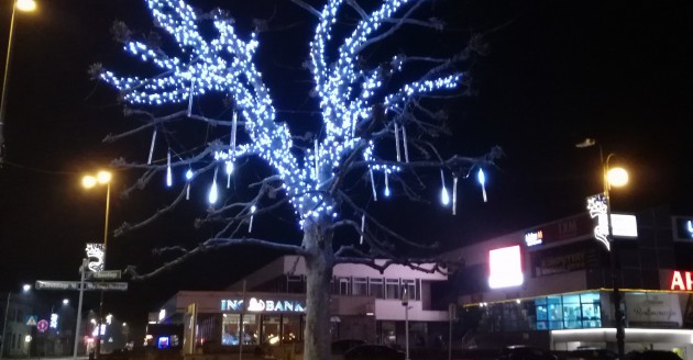 Iluminacje świetlne, święta, Boże Narodzenie