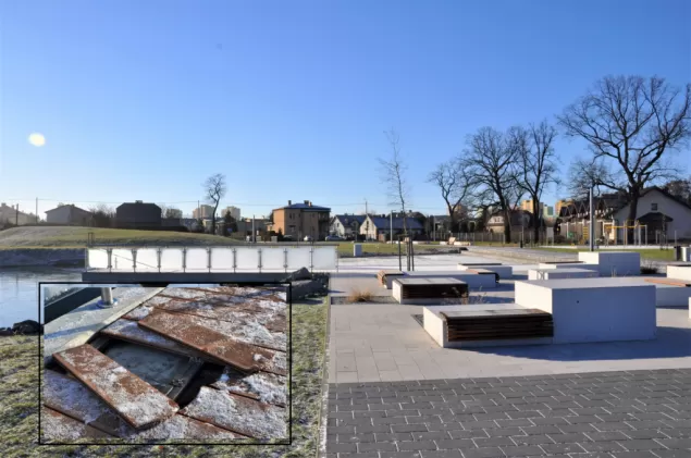 Park jeszcze nie został oficjalnie otwarty. Już padł ofiarą wandali
