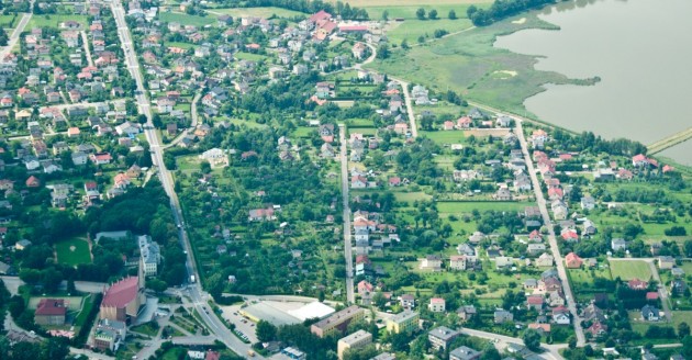 Czechowice-Dziedzice, z lotu ptaka, lotnicze
