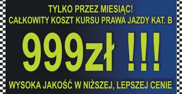 Jesienna promocja w OSK OMEGA