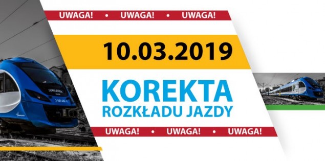 zmiana rozkładu jazdy kolei śląskich