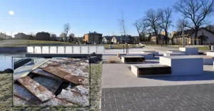 Park jeszcze nie został oficjalnie otwarty. Już padł ofiarą wandali