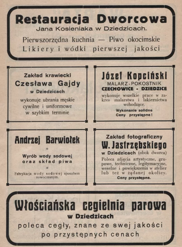 Zapomniane firmy i reklamy z przełomu XIX i XX wieku