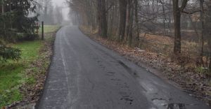 Asfalt na ulicy Jemioły