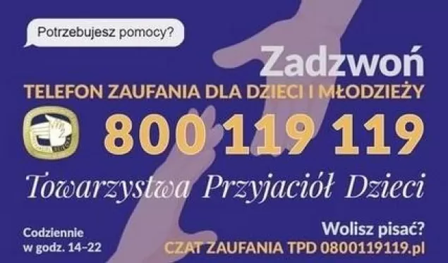 Ruszył telefon i czat zaufania dla dzieci i młodzieży