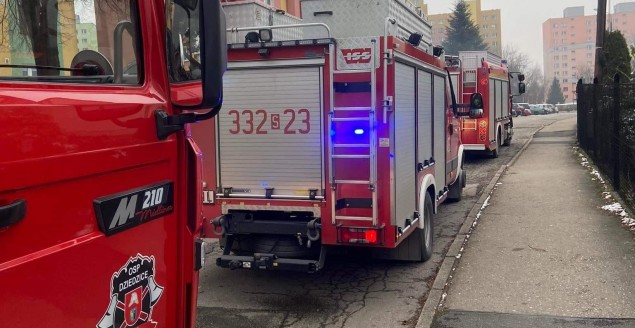 Pożar sadzy w przewodzie kominowym przy ul. Krzanowskiego