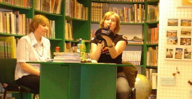 Spotkanie z Radwańską w bibliotece
