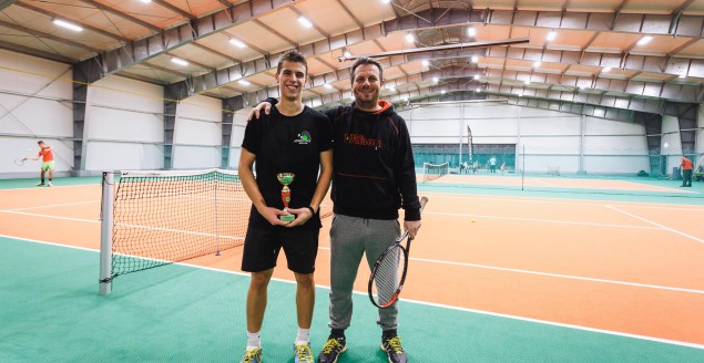 Mikołaj Wrzoł i jego czeski trener Stavros Wawrzos