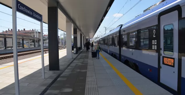 Nowy peron na stacji Czechowice-Dziedzice