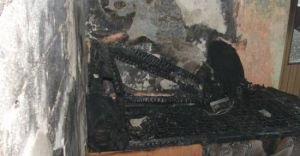 Pożar domu mieszkalnym w Kaniowie