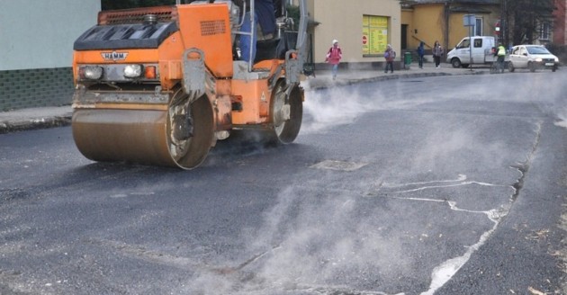 Prace na Żeromskiego, droga, ulica, remont
