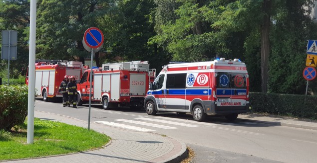 Interwencja służb przy Mickiewicza - 27.07.2018