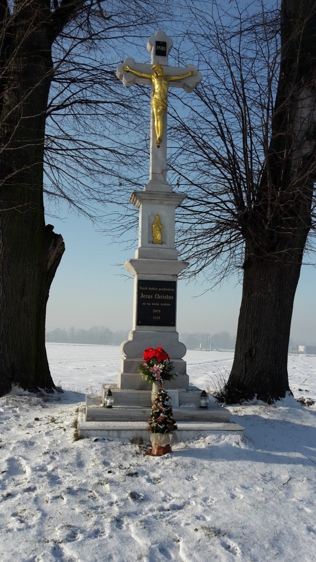 Stawowa zimą Krzyż