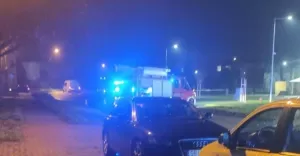interwencja służb ratunkowych przy ul. Drzymały w Czechowicach-Dziedzicach - 25.11.2022
