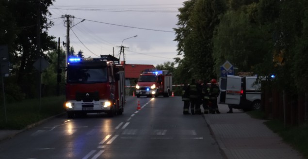 Wyciek gazu przy Łukasiewicza - 29.05.2019