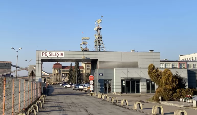 Kopalnia silesia, brama, pg silesia, wjazd