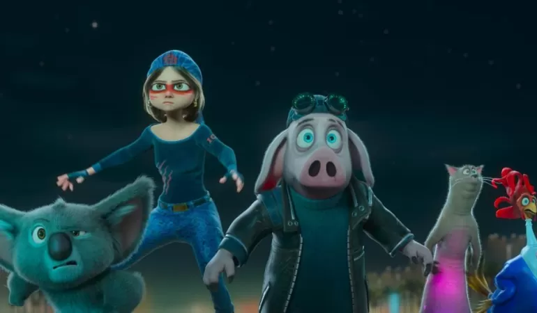 Kadr z filmu "Hitpig. Świniak zawodowiec"