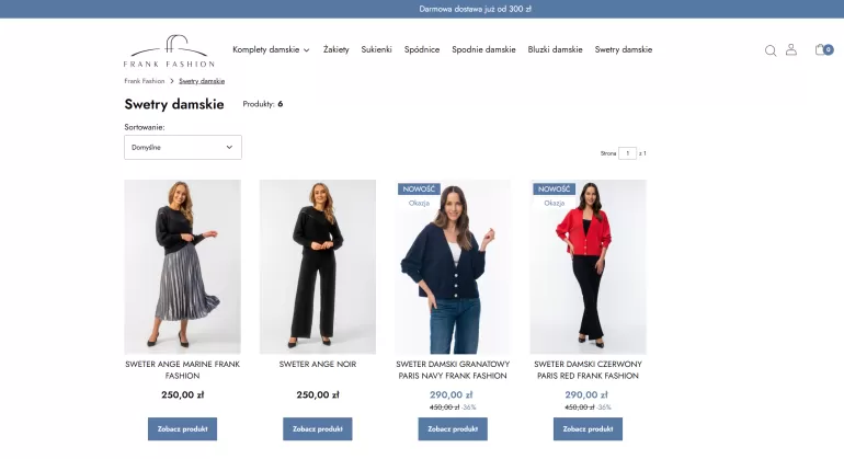 Garnitury damskie – Frank Fashion