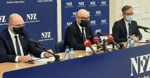 Konferencja NFZ po kontroli w Szpitalu Powiatowym w Pszczynie - 01.12.2021
