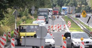 jazda na zamek błyskawiczny, korek