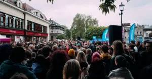 Adrian Zandberg w Bielsku-Białej: kandydat partii Razem spotkał się z mieszkańcami