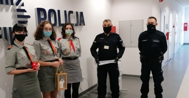 "Światło Służby" pojawiło się w czechowickim komisariacie
