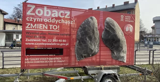 Mobilne płuca, smog, piec