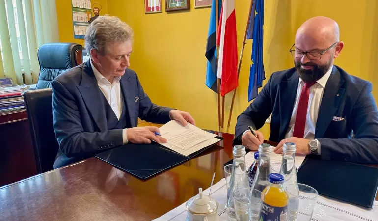 Podpisanie umowy o współpracy Czechowic-Dziedzic z Katowicką Specjalną Strefą Ekonomiczną - 13.12.2023