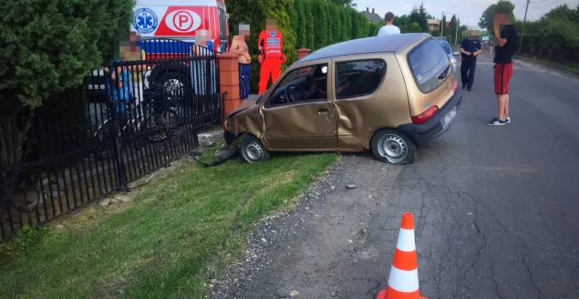 Wypadek w Ligocie - 11.06.2018