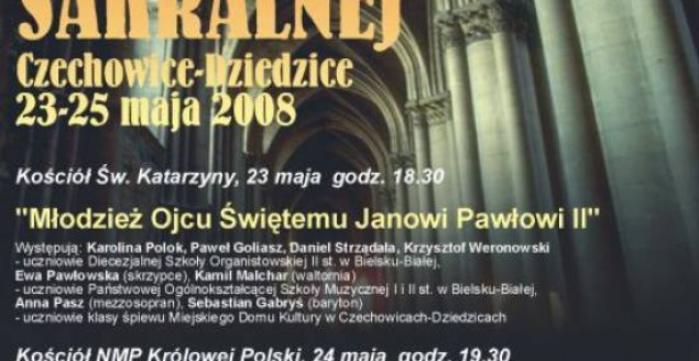 Festiwal Muzyki Sakralnej w mieście