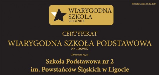 certyfikat dla SP 2