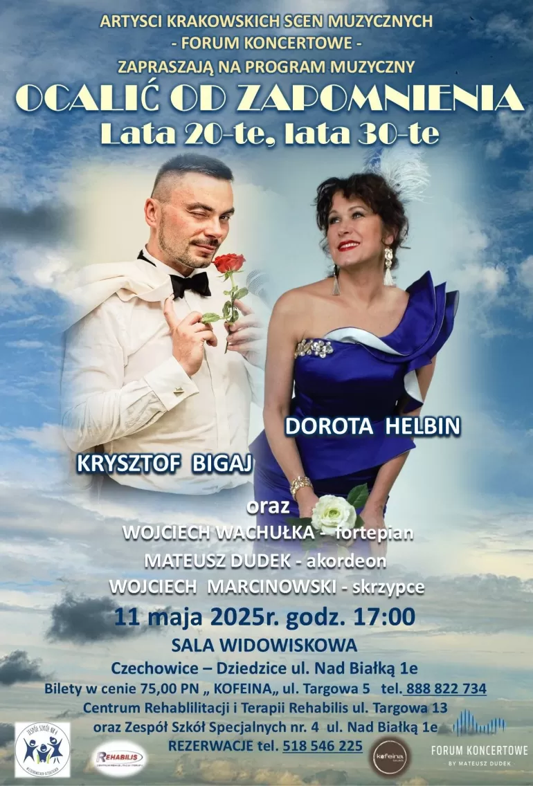 "Ocalić od zapomnienia". Wyjątkowy koncert piosenek lat 20-tych i 30-tych