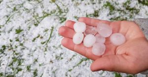 Gradobicie nad Lipnikiem - 8.06.2018