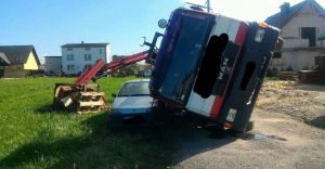 HDS, ciężarówka, ciężarowy samochód, dźwig, man