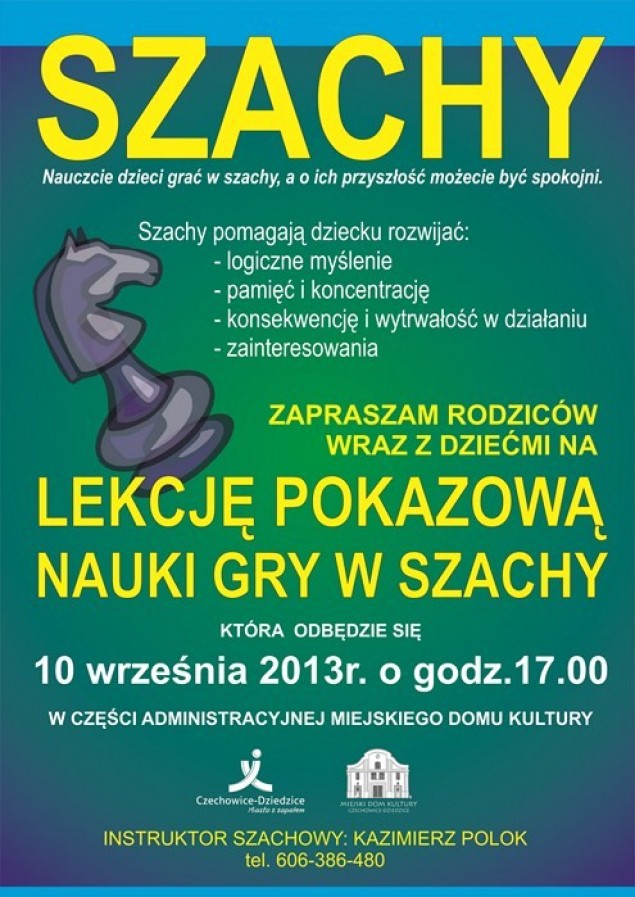 Pokazowa gra w szachy