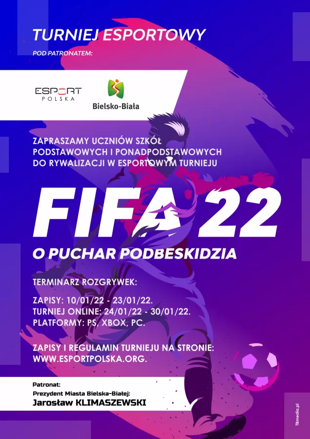II Esportowy Turniej FIFA22 o puchar Podbeskidzia rusza 24 stycznia!