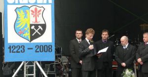 Władze Czechowic z wizytą w Orlovej