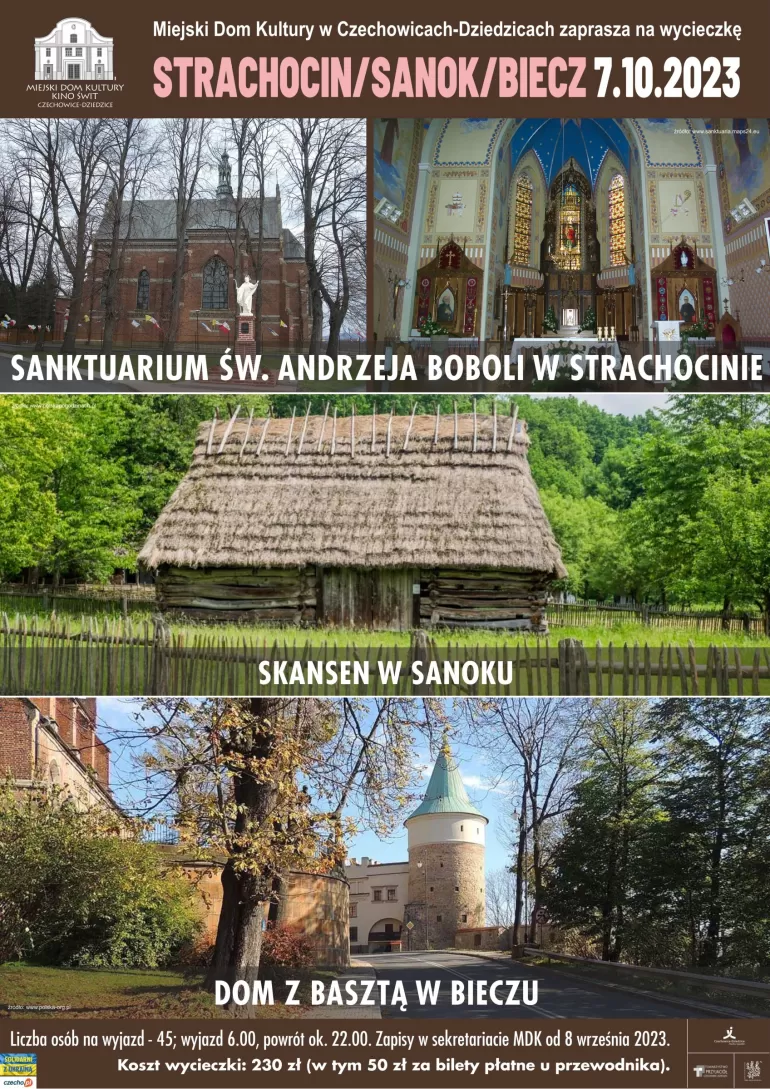 Październikowa wycieczka MDK na pogranicze Małopolski i Podkarpacia