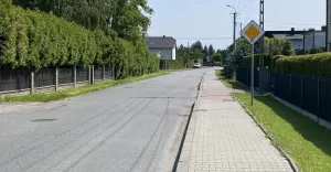 Fragment ul. Sikorskiego w Zabrzegu, który zostanie poddany przebudowie - 12.06.2025