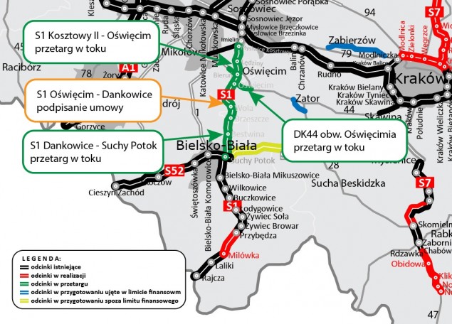 s-1, dankowice-oświęcim